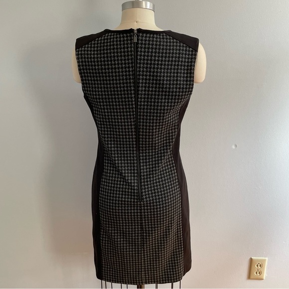 Laundry by Shelli Segal Houndstooth Sheath Dress- Size 8 - Picture 5 of 9